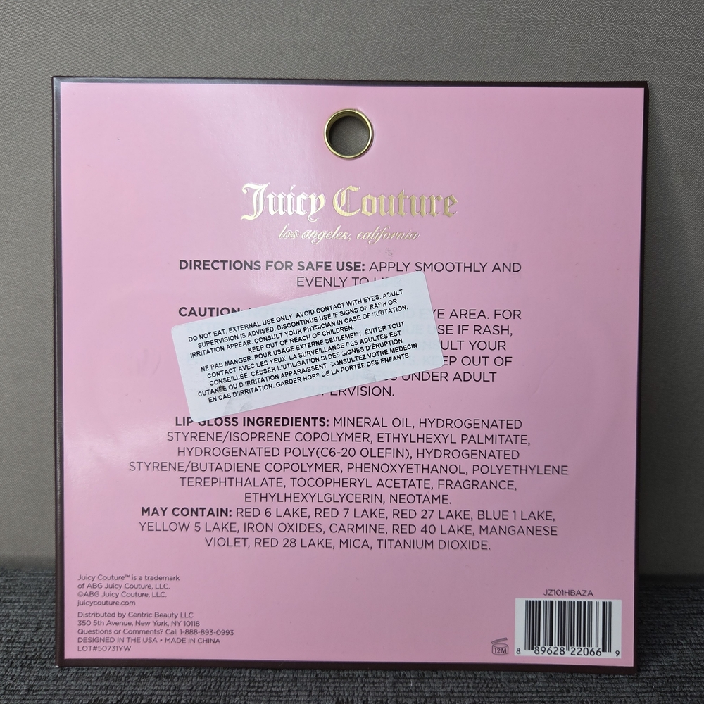 Juicy Couture Rose & Raspberry Lip Gloss Duo - Picture 4 of 4